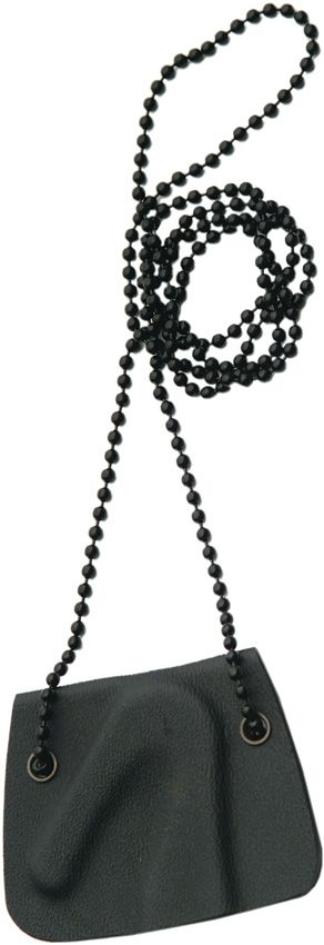 Rite Edge Belt Cutter Neck Knife - Black ABS Sheath