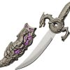 Rite Edge Purple Dragon Dagger - Metal Alloy Handle Satin Blade