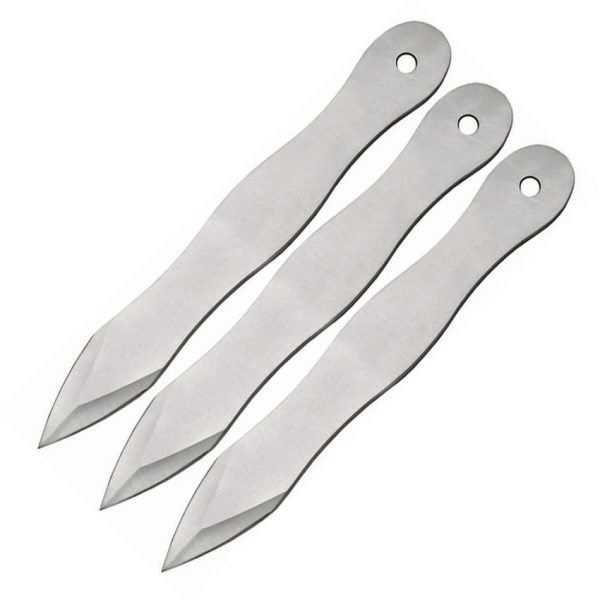 Rite Edge Throwing Knife Set - Three Piece Stainless Steel