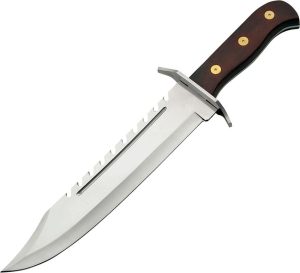 Rite Edge Gator Bowie Fixed Blade Stainless Knife