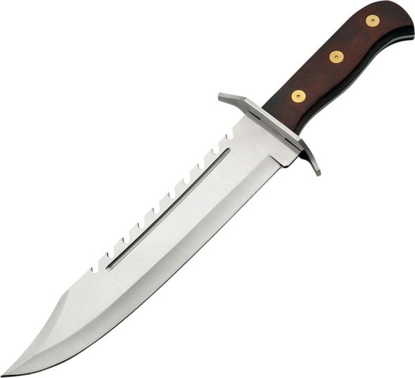 Rite Edge Gator Bowie Fixed Blade Stainless Knife