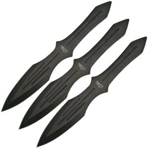 CN211230BK.jpg Rite Edge Three Piece Throwing Knife Set Black