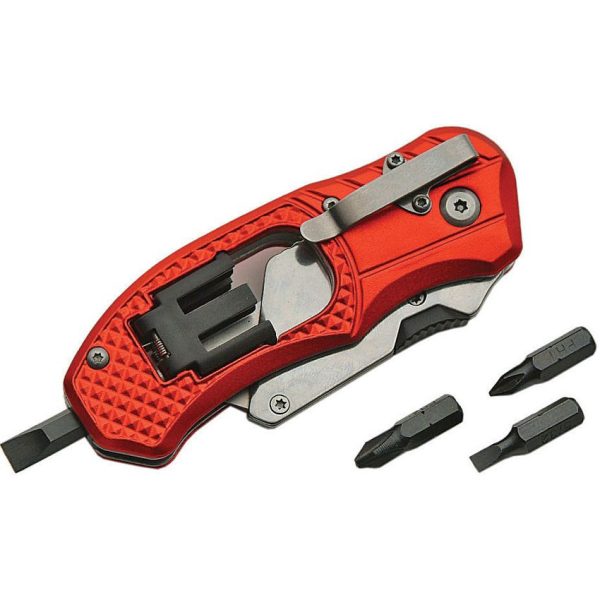 Rite Edge Box Cutter with Screwdriver Red