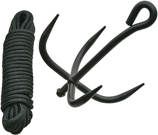 China Made Ninja Grappling Hook - Black Stainless Steel
