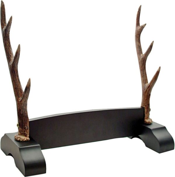 Rite Edge Antler Samurai Sword Stand - 3-Sword Display