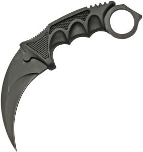 CN211431BK.jpg Rite Edge Fixed Blade Karambit Black - 7.13 inches