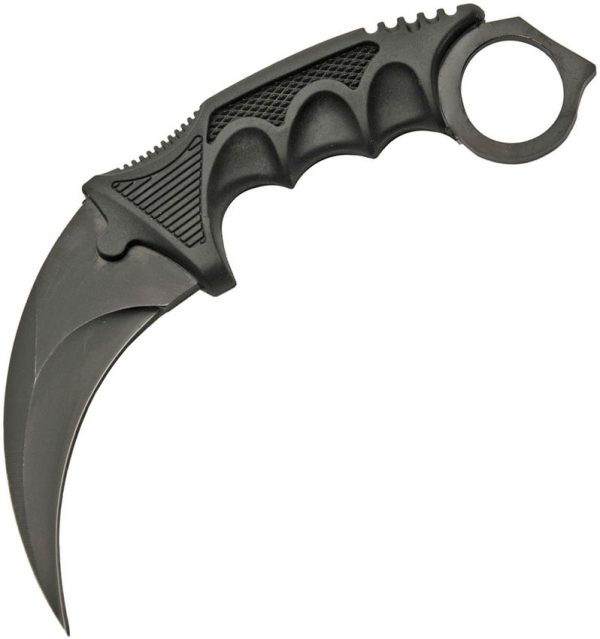 Rite Edge Fixed Blade Karambit Black - 7.13 inches