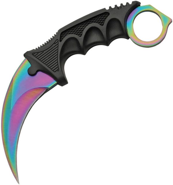 CN211431RB.jpg Rite Edge Fixed Blade Karambit Spectrum - 7.13 inches