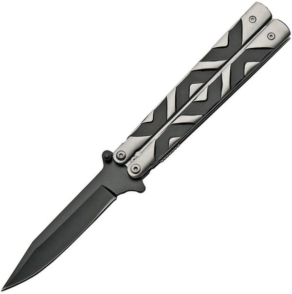Rite Edge Linerlock A/O Black Silver Assisted Opening