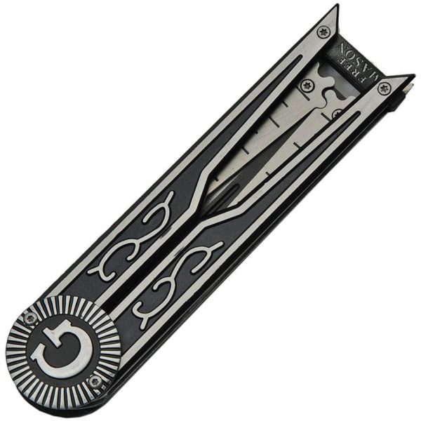 China Made Masonic Paratrooper Multi-Tool Knife
