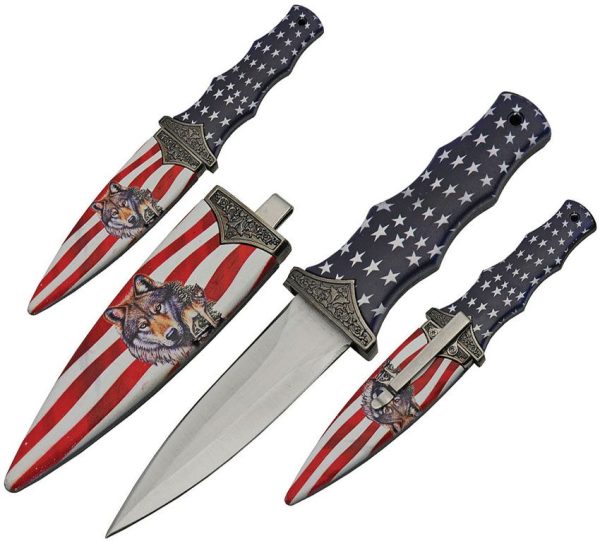 China Made Wolf Boot Knife - 3.5in Satin Stainless