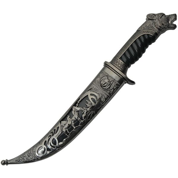 China Made Wolf Pack Dagger - 7.38in Satin Stainless