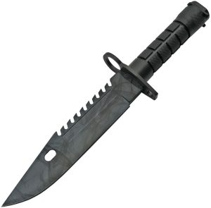 Rite Edge M9 Military Camo Fixed Blade 8" Stainless Sawback Knife