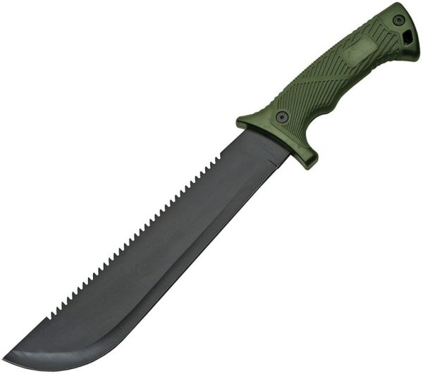 CN211503.jpg Rite Edge Hunter Field Machete - 10 inch Sawback Black