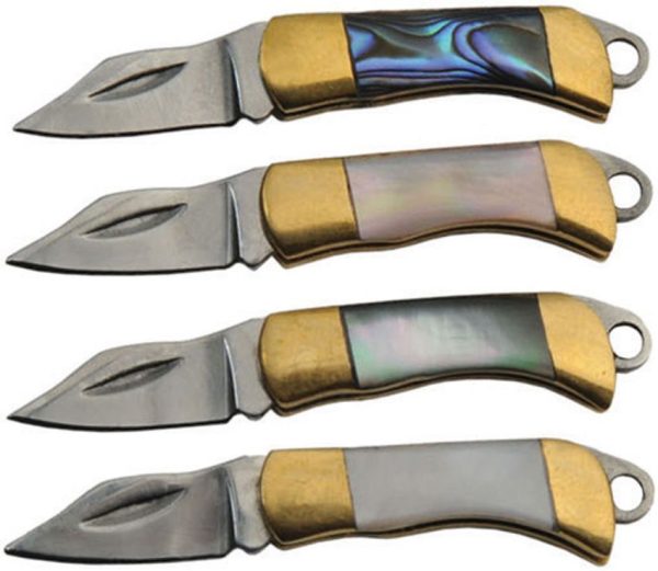 China Made Miniature Knife Set - Mother of Pearl (4pc)