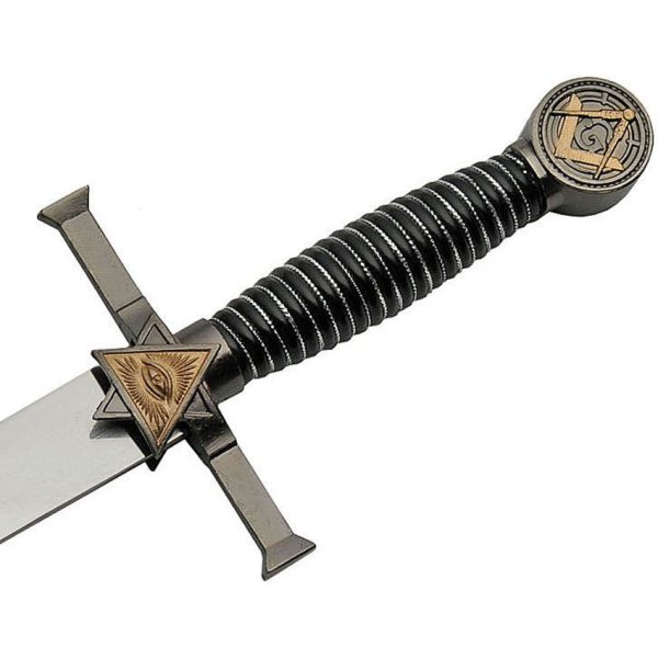 China Made Masonic Dagger - 9.25in Stainless