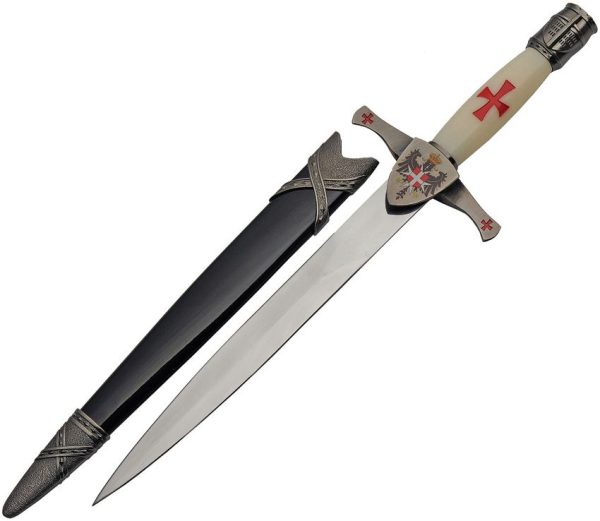 China Made Crusader Dagger - 9.5in Stainless
