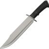 Rite Edge Silver Tech Bowie - 9.5 inch Satin Clip Point