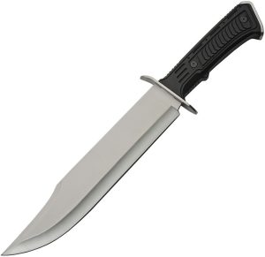 Rite Edge Silver Tech Bowie - 9.5 inch Satin Clip Point