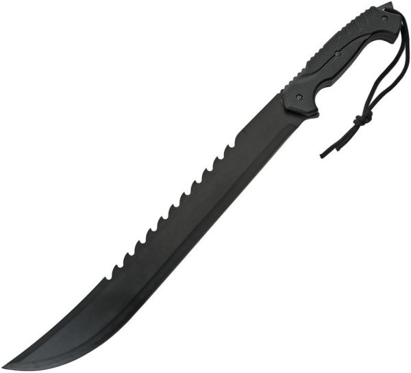 CN211525.jpg Rite Edge Cyber Outdoor Machete - 18 inch Sawback Glass Breaker