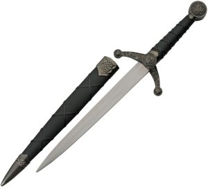 CN211532SL.jpg China Made Celtic Knot Dagger Silver - 440 Stainless