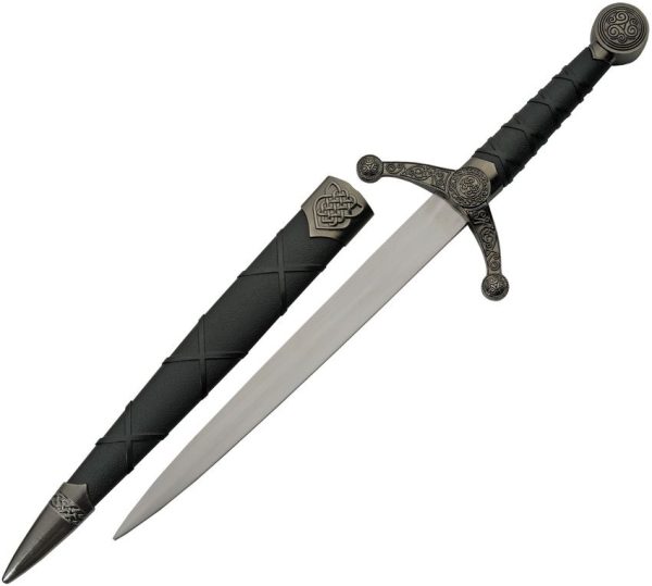 China Made Celtic Knot Dagger Silver - 440 Stainless