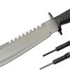 Rite Edge Outdoor Beast Knife - 440 Sawback Blade