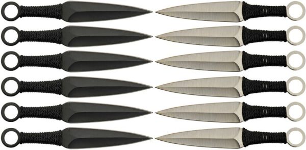 CN211540.jpg Rite Edge 12pc Kunai Set - Finger Ring Two-Tone