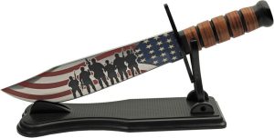 CN211573.jpg China Made Flying Flag Bowie - Stacked Leather Handle
