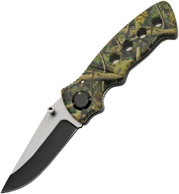Rite Edge Hollow Linerlock Camo - Two-Tone Blade