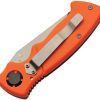Rite Edge Hollow Linerlock Orange - Two-Tone Blade