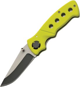 Rite Edge Hollow Linerlock Neon - Two-Tone Blade