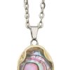 Rite Edge Abalone Shell Blade Necklace - 0.75 inches