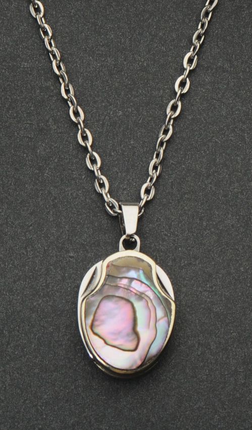 Rite Edge Abalone Shell Blade Necklace - 0.75 inches