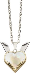 CN211584PE.jpg Rite Edge Pearl Heart Blade Necklace - 0.66 inches
