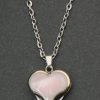 Rite Edge Pink Heart Blade Necklace - 0.66 inches