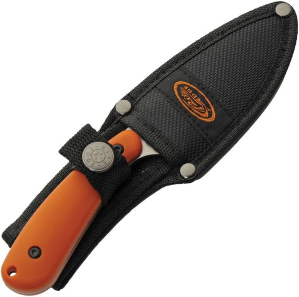 Rite Edge Trailing Skinner 3.5in Fixed Blade Orange