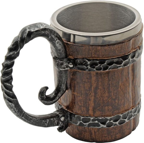 China Made Viking Barrel Mug - 500ml Old Barrel Design
