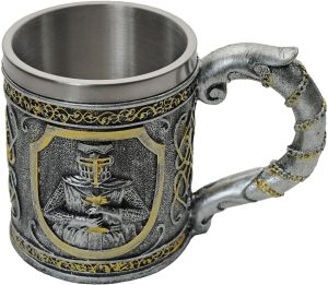 China Made Knights Templar Mug - Resin Stainless 500ml