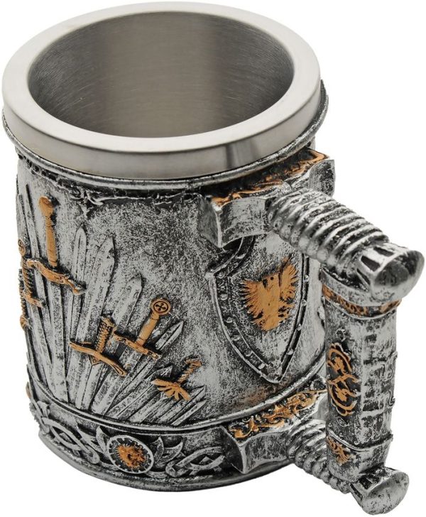 China Made Medieval Swords Mug - Resin Stainless 500ml