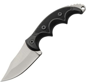 Rite Edge Combat Neck Knife Clip Point Black
