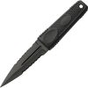 Rite Edge Battle Knife 4in Serrated Dagger Black