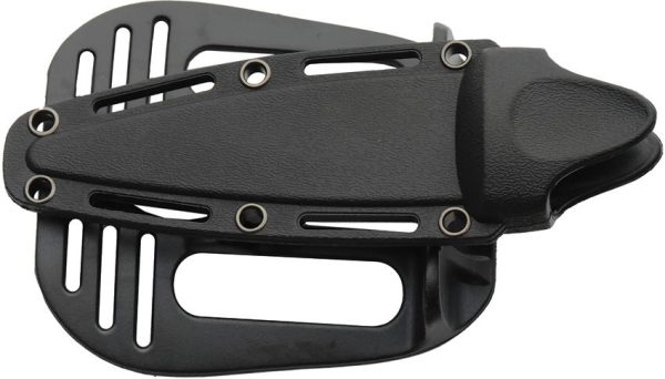 Rite Edge Battle Knife 4in Serrated Dagger Black