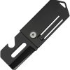CN211608BK.jpg China Made Dog Tag Cutter Folder Black - 2 inches Blade