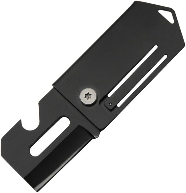CN211608BK.jpg China Made Dog Tag Cutter Folder Black - 2 inches Blade