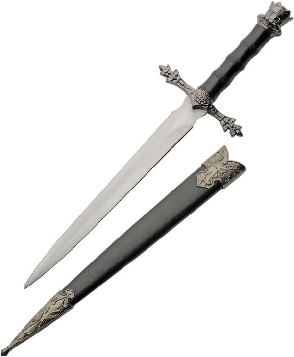 China Made Medieval Crown Dagger - Satin Stainless