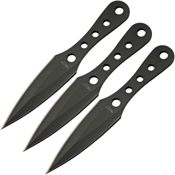 Rite Edge Javelin Point Throwing Knives Black Set