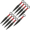 Rite Edge Rapidfire Kunai Set - 6 inches Black Stainless