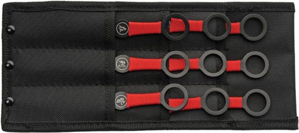 Rite Edge Rapidfire Kunai Set - 6 inches Black Stainless