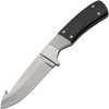 Rite Edge Fixed Blade Guthook - 7 inches Black Pakkawood